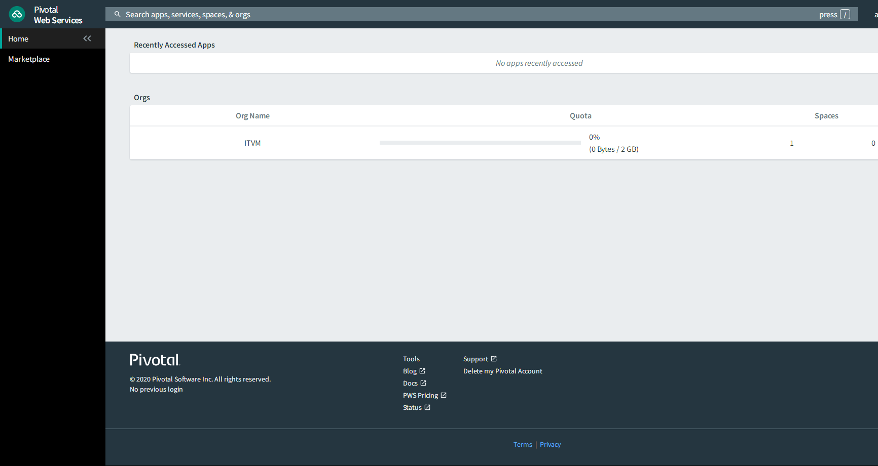 vmware家的免费paas,和ibm一样的cloud foundry,免费87刀信用额度 vmware家的免费paas,和ibm一样的cloud foundry,免费87刀信用额度-