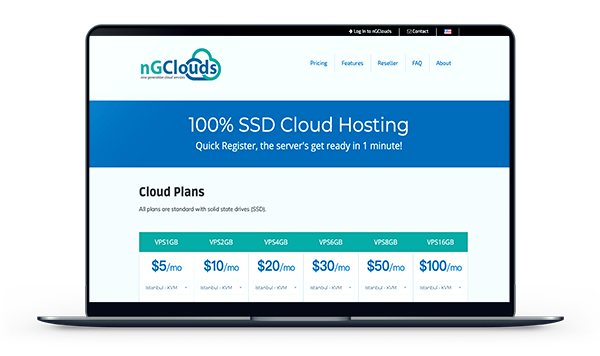 NGClouds - 堪萨斯 荷兰 土耳其 VM架构 月3.5美元-