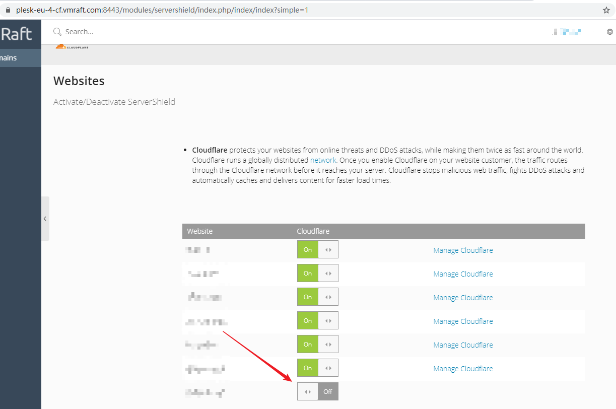 云筏科技CloudRaft - CloudFlare Pro 订阅(Plesk 版) 10域名 50/年-