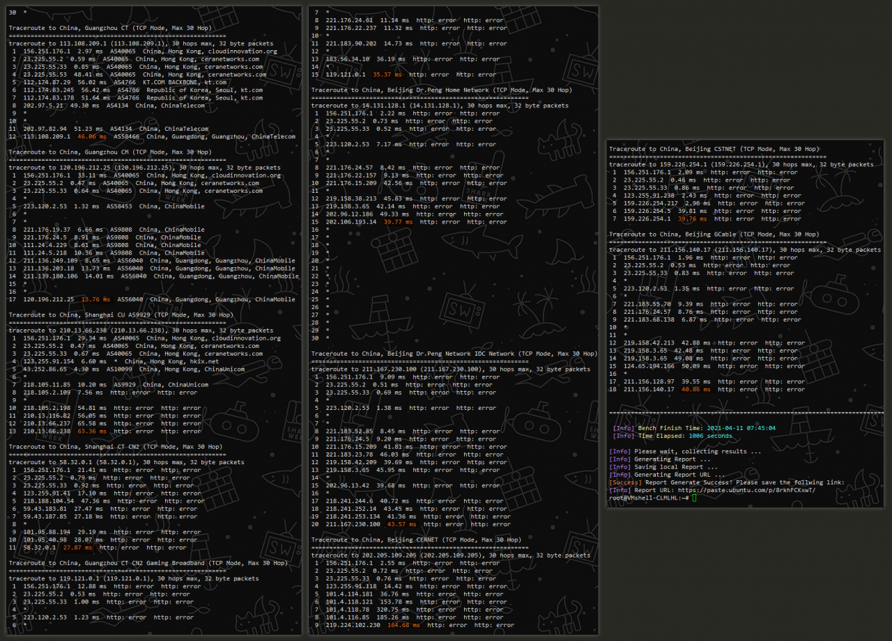 VmShell -香港300MBps新商家 最新评测-