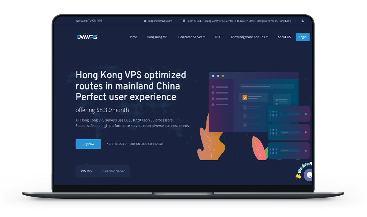 CMIVPS - VPS主机全场五折 香港带宽30M 月付3.5美元 评测插图