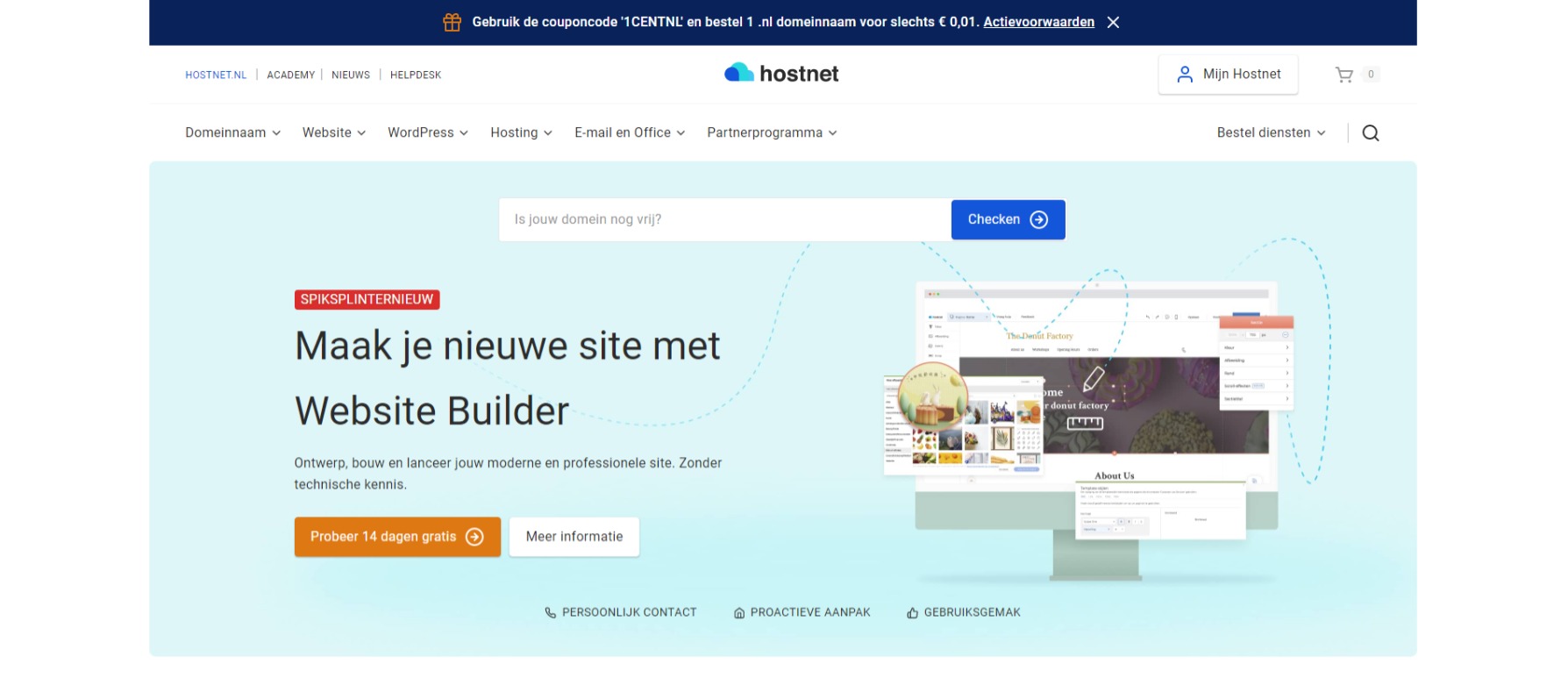 荷兰商家Hostnet活动 .NL域名0.01欧元首年插图