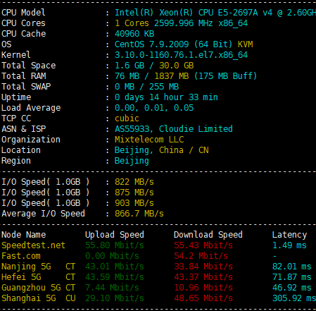 JuHost:香港BGP VPS:100M带宽,限量折扣100台,2.99美元/月起,支持支付宝/Paypal,3天退款保证 评测-