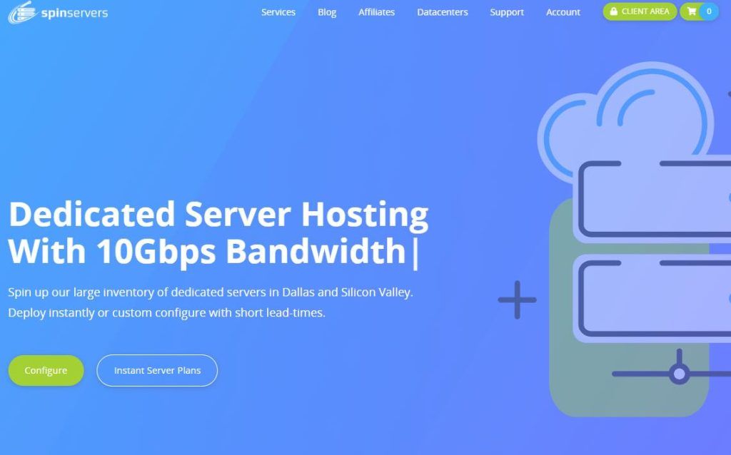 SpinServers:美国服务器,$89/月(E5-2650Lv3*2/64g内存/1.6TSSD/10g带宽),额外有1.26PB大存储服务器-