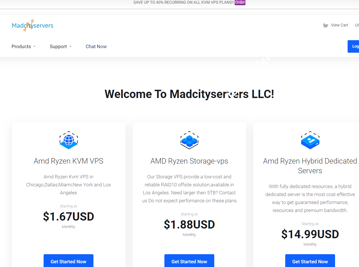 Madcityservers:美国AMD Ryzen kvm VPS(3900X,5900x,5950x,7950x)促销,可选洛杉矶、迈阿密、纽约,1Gbps-10Gbps不限流量,年付$20.00起插图 Madcityservers:美国AMD Ryzen kvm VPS(3900X,5900x,5950x,7950x)促销,可选洛杉矶、迈阿密、纽约,1Gbps-10Gbps不限流量,年付.00起