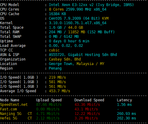 Casbay: 马来西亚VPS,100Mbps带宽不限流量,支持Linux/Window,月付 $9.59起 评测-